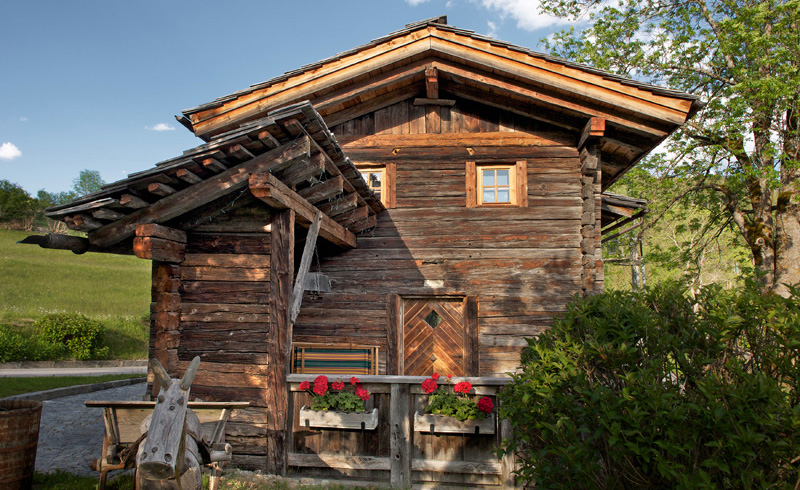 Straganzhof - Ferienhaus Badstube Aussenansicht